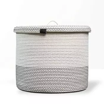 ASTIHOME Корзина для белья плетеная с крышкой