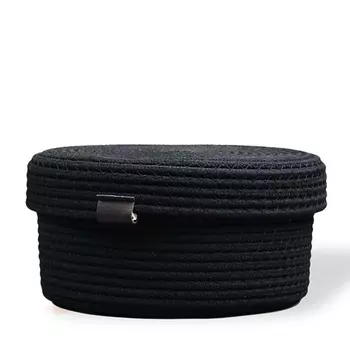 ASTIHOME Корзина для хранения плетеная с крышкой