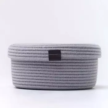 ASTIHOME Корзина для хранения плетеная с крышкой