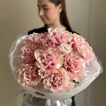 ASTRA FLOWER BOUTIQUE Розовый букет из розы и эустомы