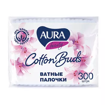 AURA Beauty Ватные палочки 300