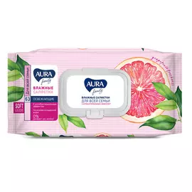 AURA Family Влажные салфетки для всей семьи освежающие 63.0