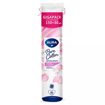AURA Beauty Ватные диски 180.0