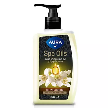 AURA Spa Oils Жидкое мыло 2в1 для рук и тела Нероли и масло арганы 300.0