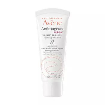 AVENE Дневная увлажняющая эмульсия SPF 30 Antirougeurs Soothing Emulsion
