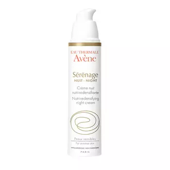 AVENE Serenage Ночной крем от морщин, восстанавливающий плотность, для зрелой кожи