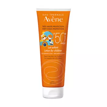 AVENE Солнцезащитное молочко для чувствительной кожи детей SPF50+ High Protection Lotion For Children