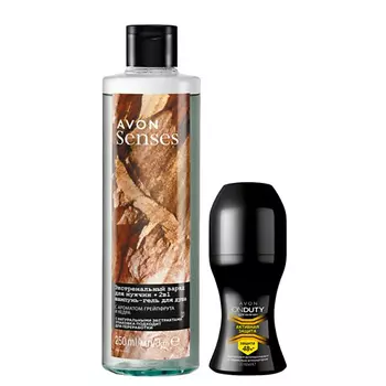 AVON Набор для мужчин "Экстремальный заряд"