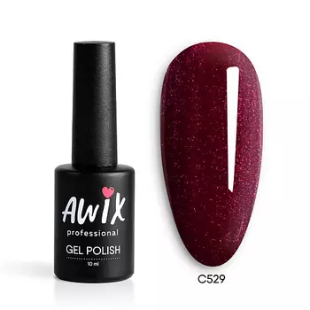 AWIX Гель лак для ногтей однотонный плотный Classic