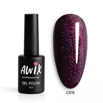 AWIX Гель лак для ногтей однотонный плотный Classic