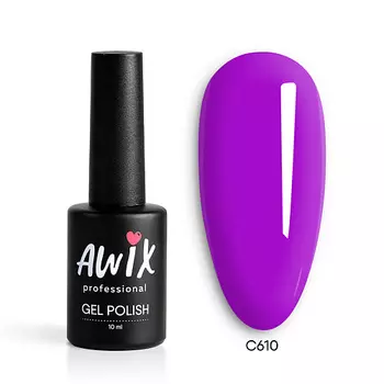 AWIX Гель лак для ногтей однотонный плотный Classic