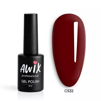 AWIX Гель лак для ногтей однотонный плотный Classic