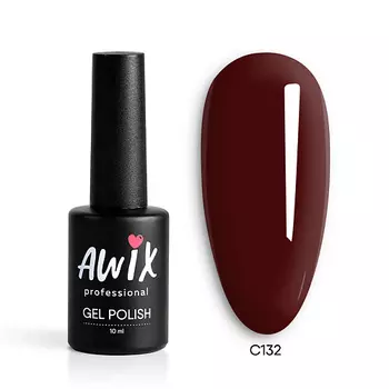 AWIX Гель лак для ногтей однотонный плотный Classic