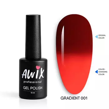 AWIX Термо гель лак меняющий цвет с термоэффектом Gradient