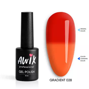AWIX Термо гель лак меняющий цвет с термоэффектом Gradient
