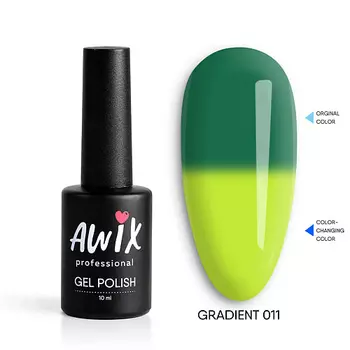 AWIX Термо гель лак меняющий цвет с термоэффектом Gradient