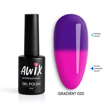 AWIX Термо гель лак меняющий цвет с термоэффектом Gradient