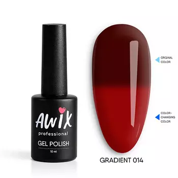 AWIX Термо гель лак меняющий цвет с термоэффектом Gradient