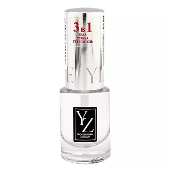 YLLOZURE Укрепляющее средство для ногтей 3 в 1