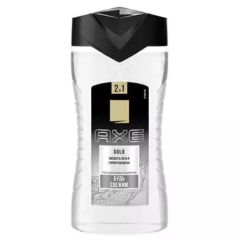 AXE Гель для душа и шампунь 2 в 1 мужской аромат горных вершин свежесть 12 часов Gold