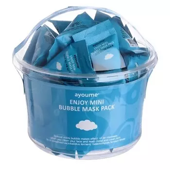 AYOUME Пузырьковая очищающая маска для лица ENJOY MINI 30.0