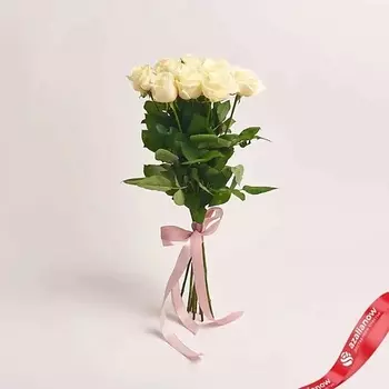 AZALIANOW ЦВЕТЫ. ПОДАРКИ. ДЕКОР Букет из 11 белых роз 50 см