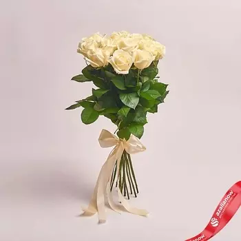 AZALIANOW ЦВЕТЫ. ПОДАРКИ. ДЕКОР Букет из 15 белых роз 40 см