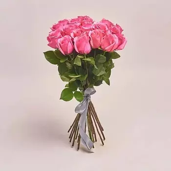 AZALIANOW ЦВЕТЫ. ПОДАРКИ. ДЕКОР Букет из 19 розовых роз