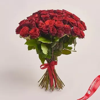 AZALIANOW ЦВЕТЫ. ПОДАРКИ. ДЕКОР Букет из 51 красной розы 40 см, Россия