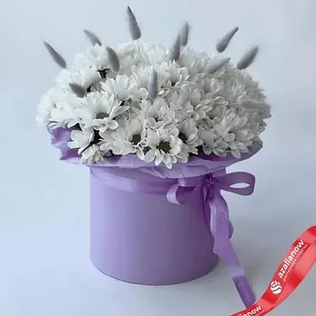 AZALIANOW ЦВЕТЫ. ПОДАРКИ. ДЕКОР Букет из хризантем и сухоцвета «Девочка моя»