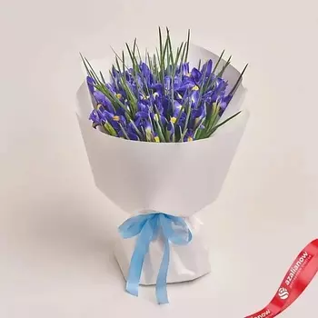 AZALIANOW ЦВЕТЫ. ПОДАРКИ. ДЕКОР Яркий букет из 35 ирисов