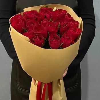 АЗАЛИЯ FLOWER PUB Букет из 25 роз из Кении