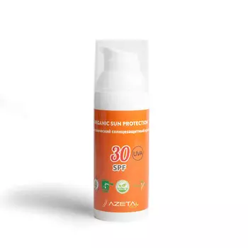 AZETABIO Органический солнцезащитный крем SPF30 50