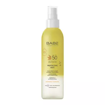 BABE Cолнцезащитный мист для лица, тела и волос SPF 50