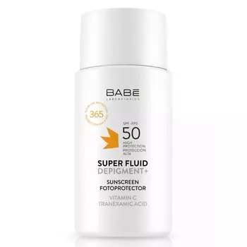 BABE Депигментирующий солнцезащитный суперфлюид для лица SPF50