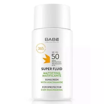 BABE Матирующий солнцезащитный суперфлюид с ниацинамидом SPF50