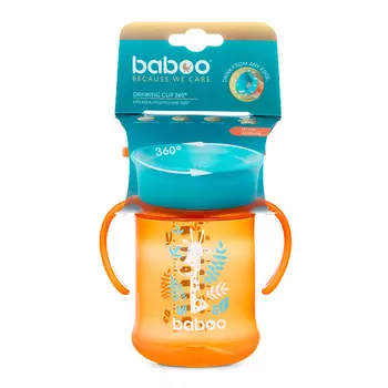 BABOO Кружка-поильник 360° Safari 6мес+