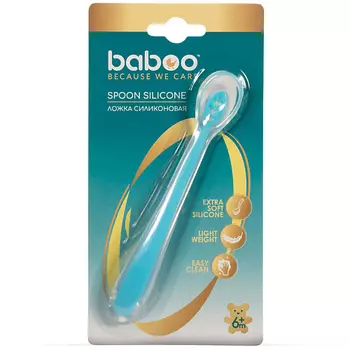 BABOO Ложка из силикона 6 мес+ 1.0