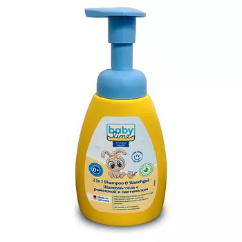 BABY LINE Средство для купания "2 в 1": шампунь + гель