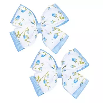 BABYS JOY Бант на резинке цветы