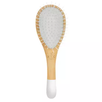 BACHCA Расческа для волос деревянная с нейлоновой щетиной