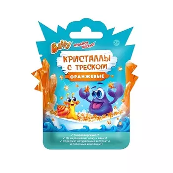 BAFFY Кристаллы с треском детские, ОРАНЖЕВЫЕ 12.0