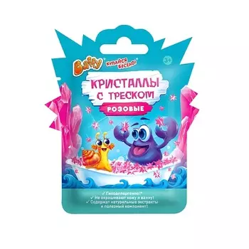 BAFFY Кристаллы с треском детские, РОЗОВЫЕ 12.0