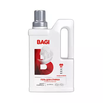 BAGI Концентрированный гель для стирки светлых, цветных, темных и джинсовых тканей "Универсальный" 950