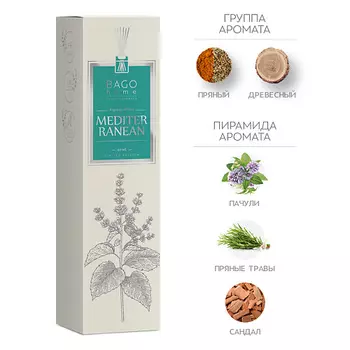 BAGO HOME Ароматический диффузор Лазурный берег 40.0