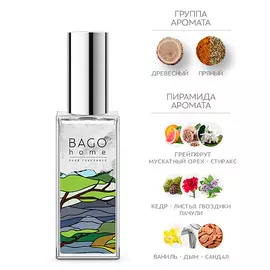 BAGO HOME Спрей ароматический для дома Новая земля 50