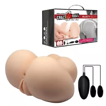 BAILE Мастурбатор вагина-анус с вибрацией Crazy Bull Busty Butt