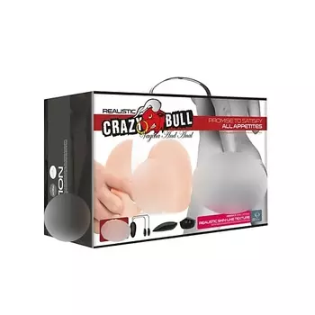 BAILE Мастурбатор вагина-анус с вибрацией догги-стайл Crazy Bull Promise to Satisfy