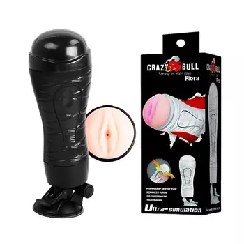BAILE Мастурбатор вагина без вибрации в тубе Crazy Bull FLORA