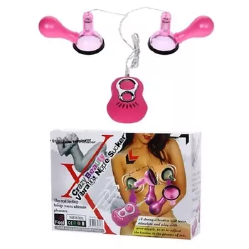 BAILE Вакуумный массажер для сосков с вибрацией Crazy Beauty